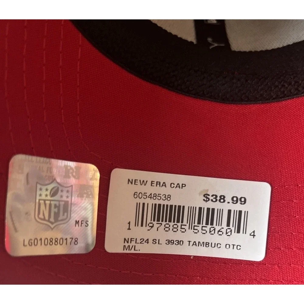 Tampa Bay Buccaneers Bucs‎ New Era NFL 2024 Sideline 39THIRTY Flex Hat Red M/L